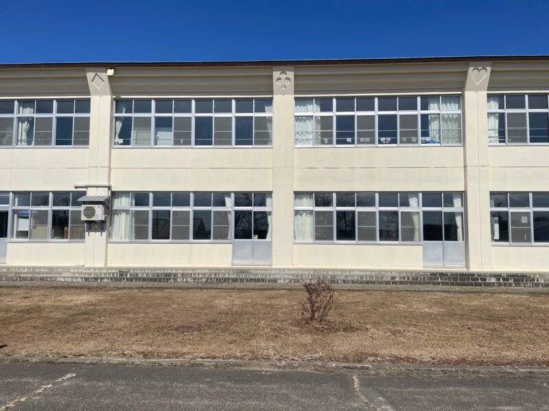 着工前　上浦幌中央小学校