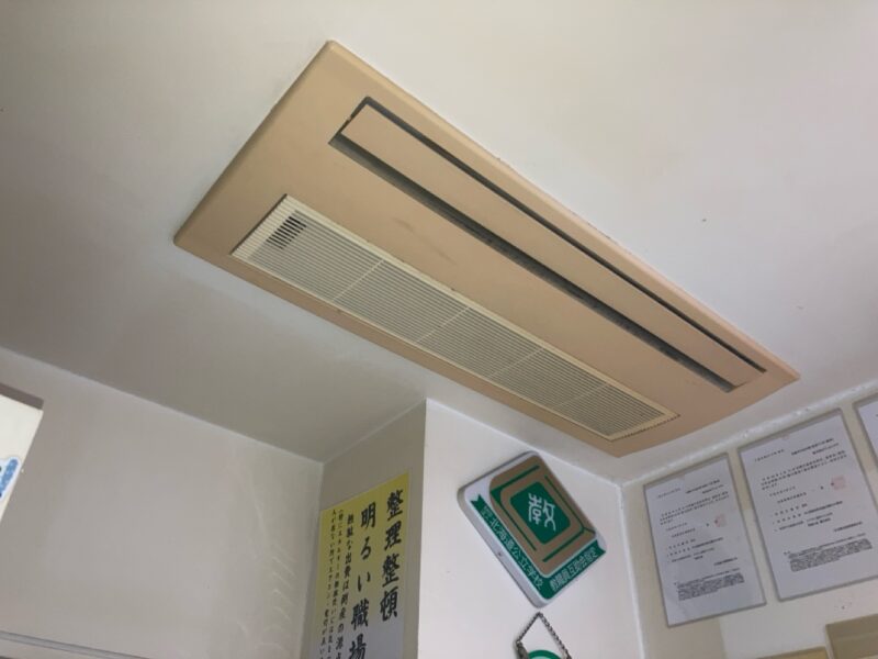 着工前　【受付エアコン】室内機