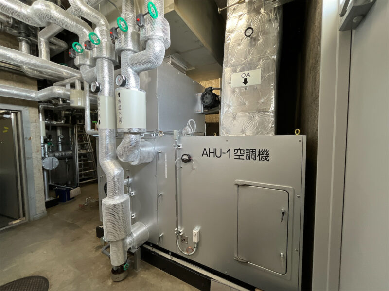 更新 機械室 空調機